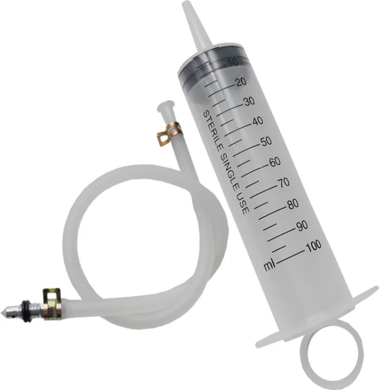 Brake Bleeder Kit - Motorcycle Brake Bleeder Syringe Tool Kit,