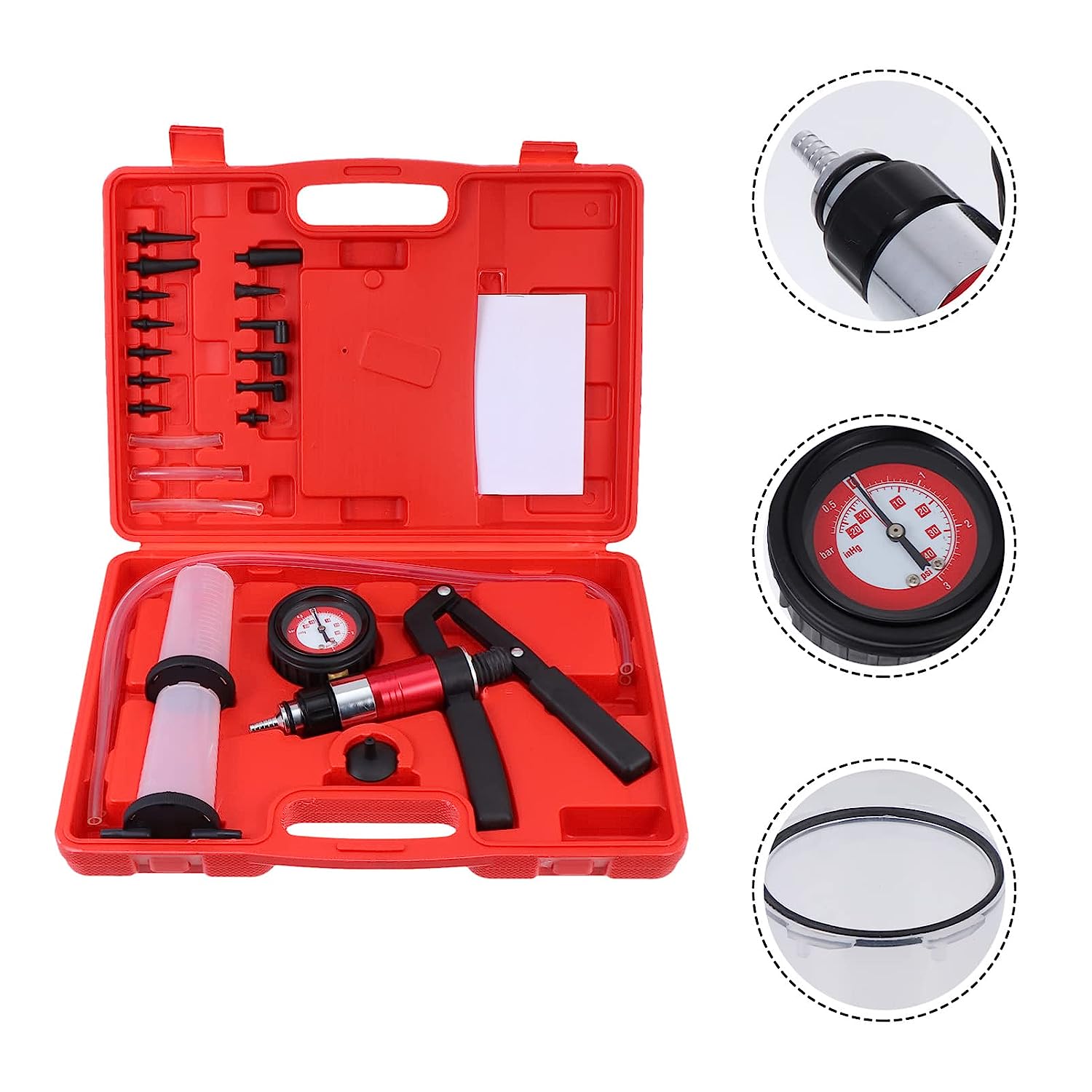 21PCS Hand Held Vacuum Pistol  - Brake Bleeder Kit recension och pris