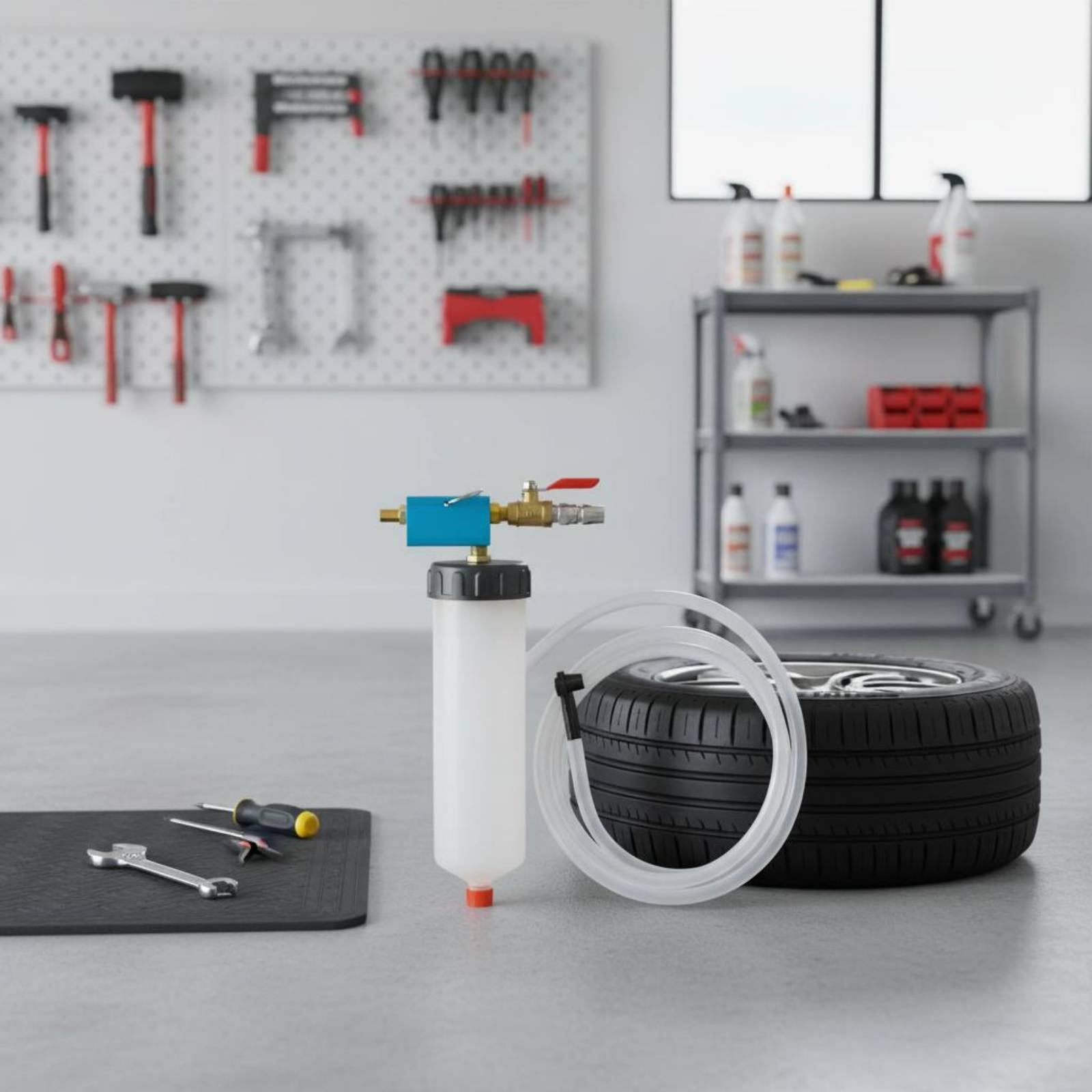 Pneumatic Brake Bleeder Airles - Brake Bleeder Kit recension och pris